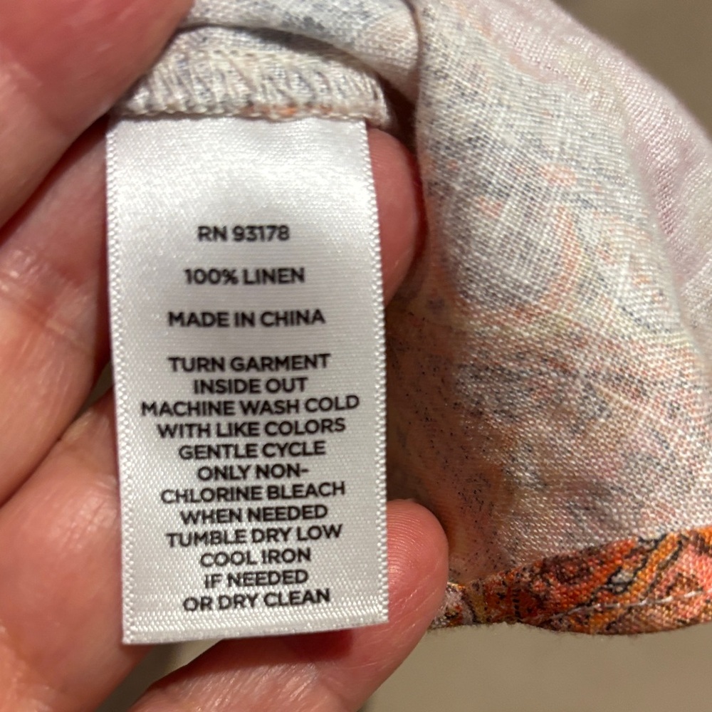 Magaschoni Multicolor Patchwork Women's Button Do… - image 3